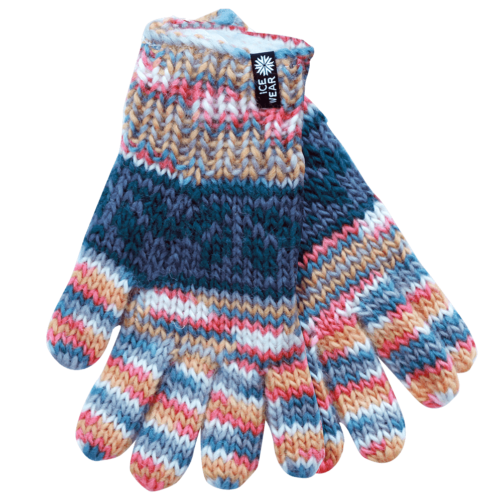 Daley hand knitted wool gloves