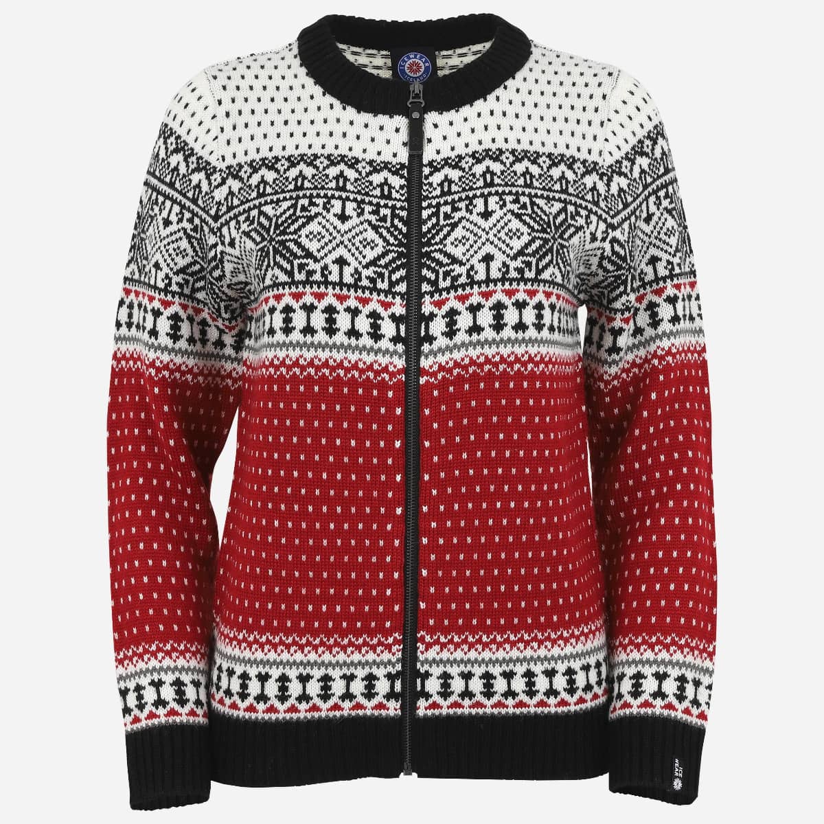 MARTHA rennd peysa með norsku mynstri