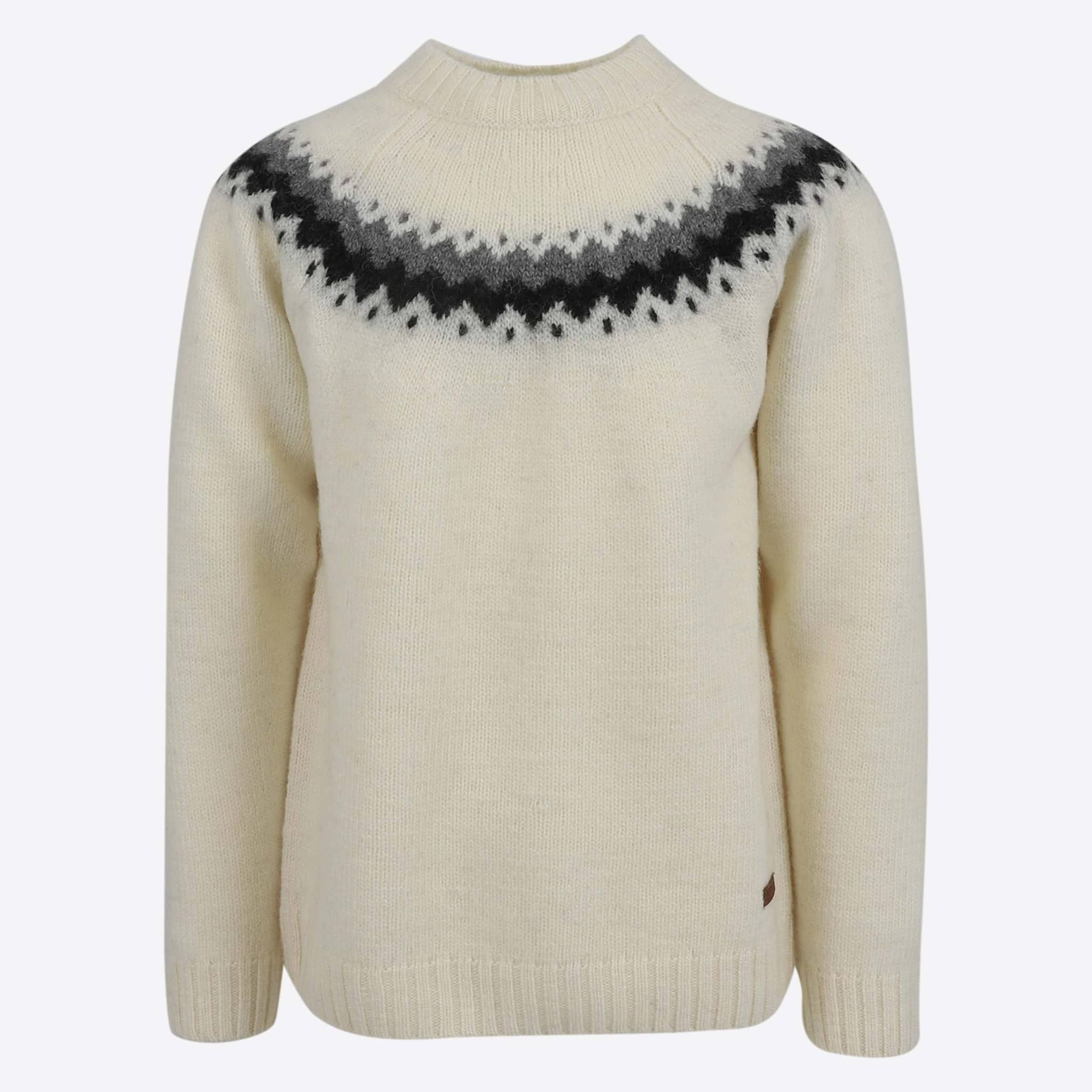 Vík Icelandic pattern wool pullover